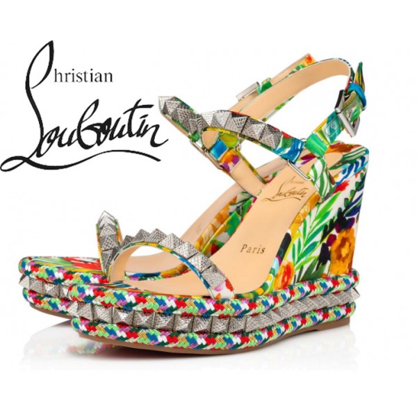 multi coloured louboutins